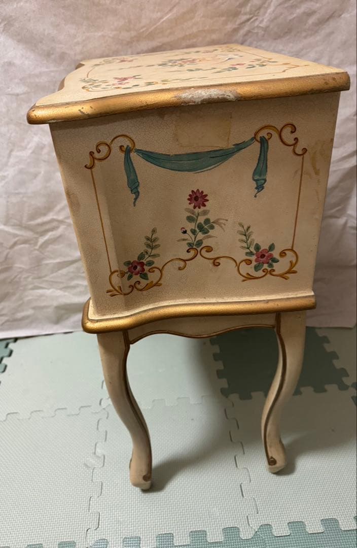 ロココ調　猫脚 プリンセス ヨーロピアン　3段チェスト