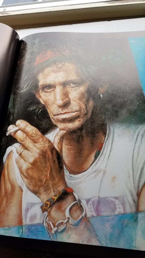 ローリングストーンズ大判イラスト本