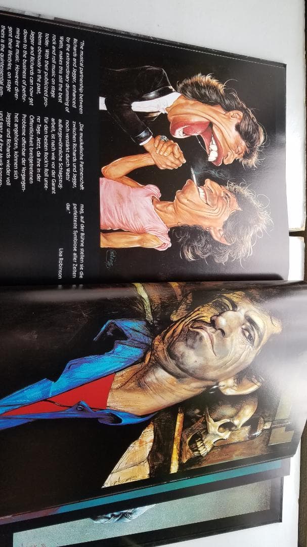 ローリングストーンズ大判イラスト本