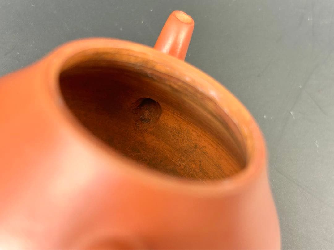 紫砂壺　中国美術　古道具　朱泥　時代物　急須　茶器　民家蔵出し