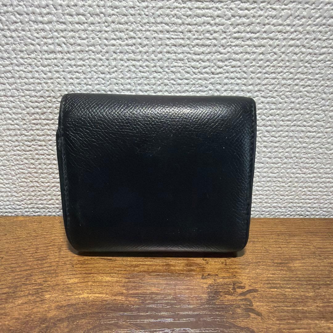 正規品BALENCIAGA ブラック 三つ折り財布