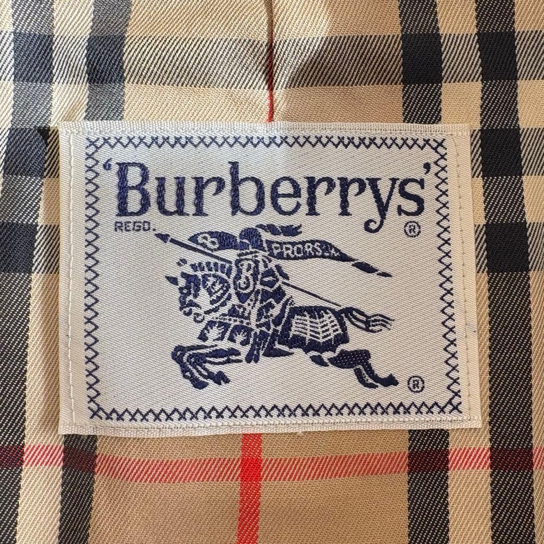 美品【BURBERRY バーバリー】ステンカラーコート ノバチェック