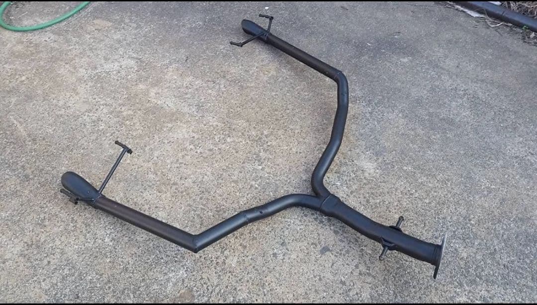 210系クラウン、ワンオフストレートマフラー!