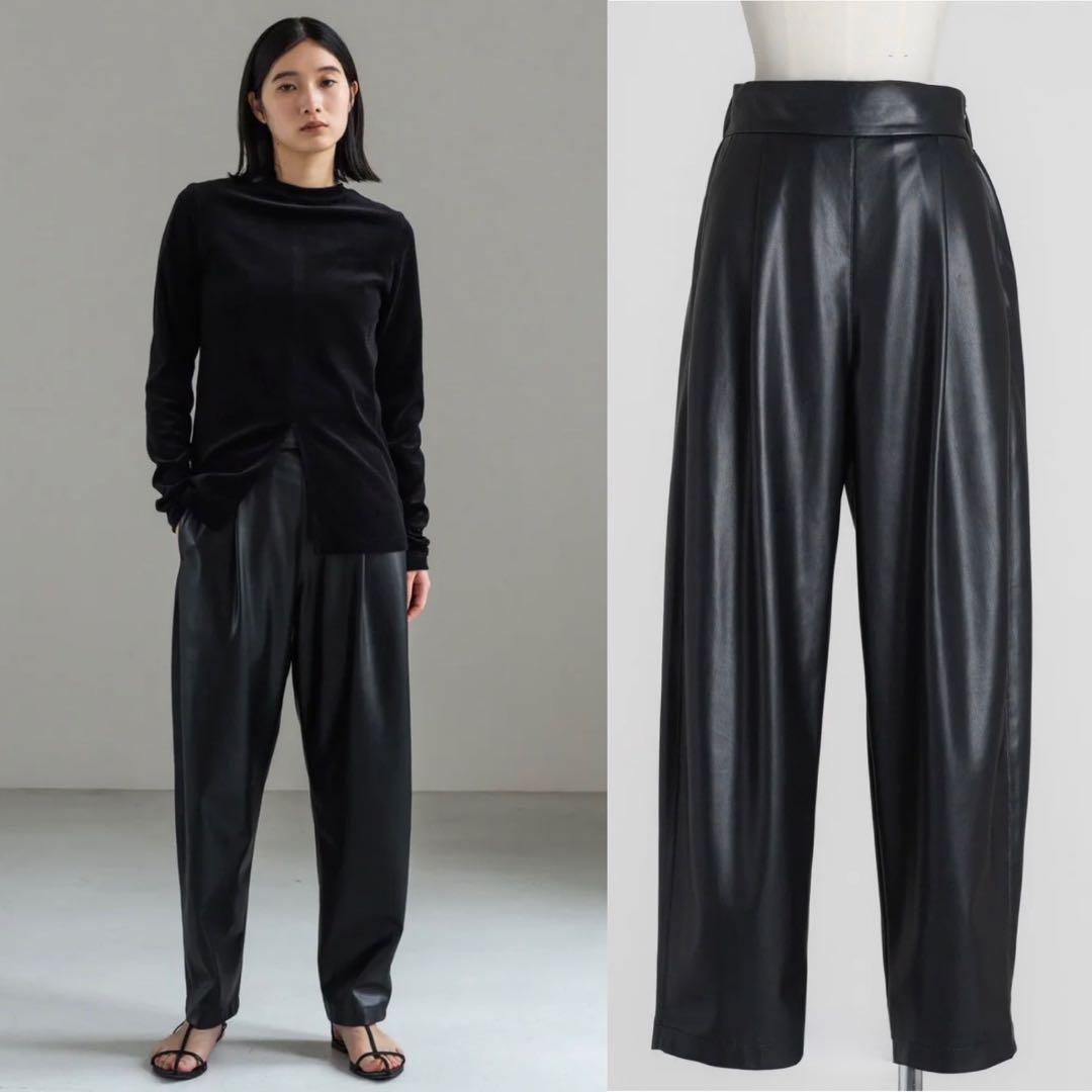 FREY フォームパンツ / Leather black M 新品未使用