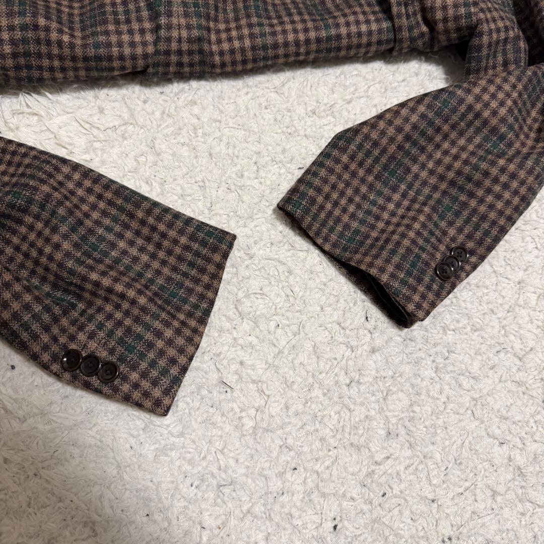 現行極美品XLサイズ相当　ビームスF テーラードジャケット　ガンクラブチェック