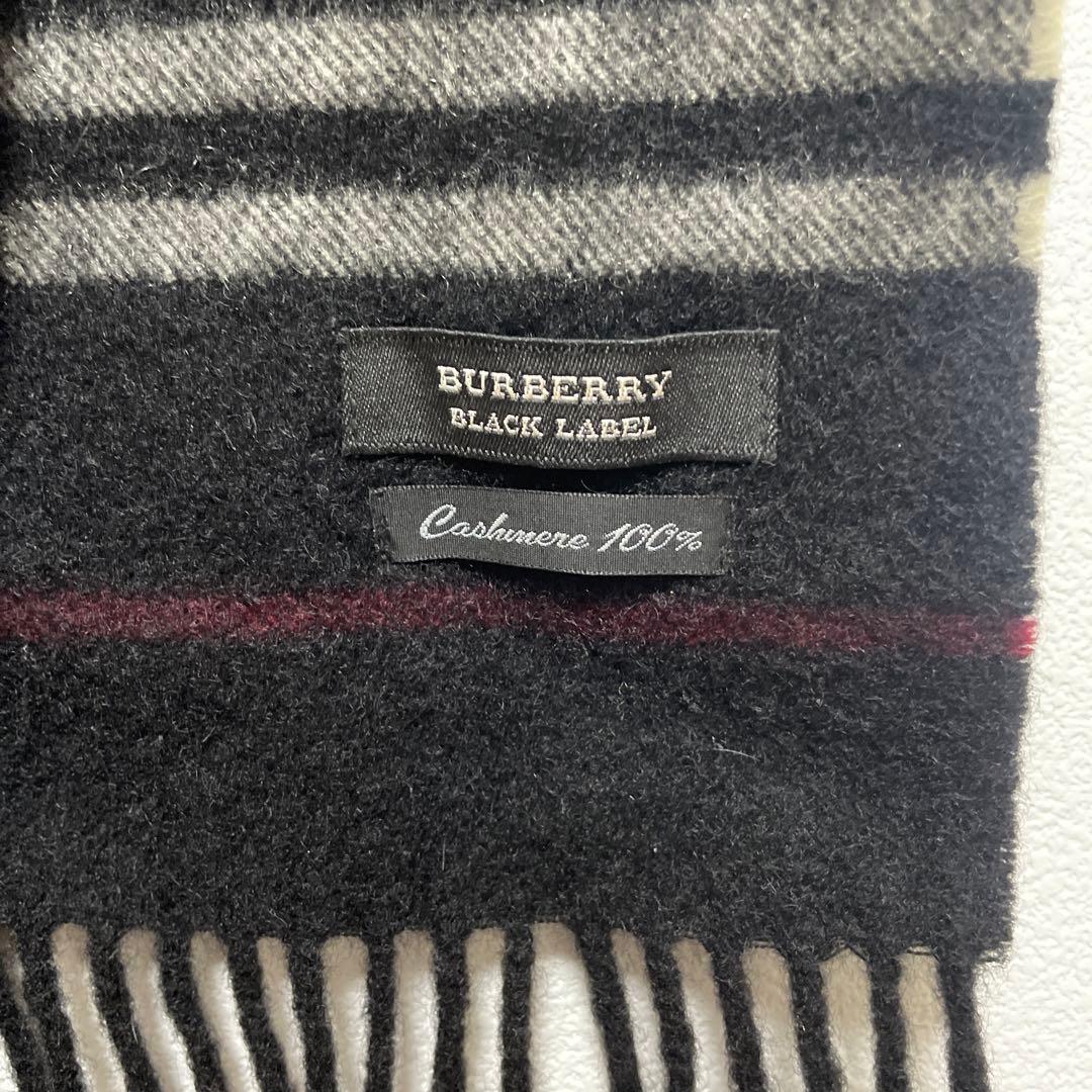 Burberry black lable マフラー　カシミヤ100%