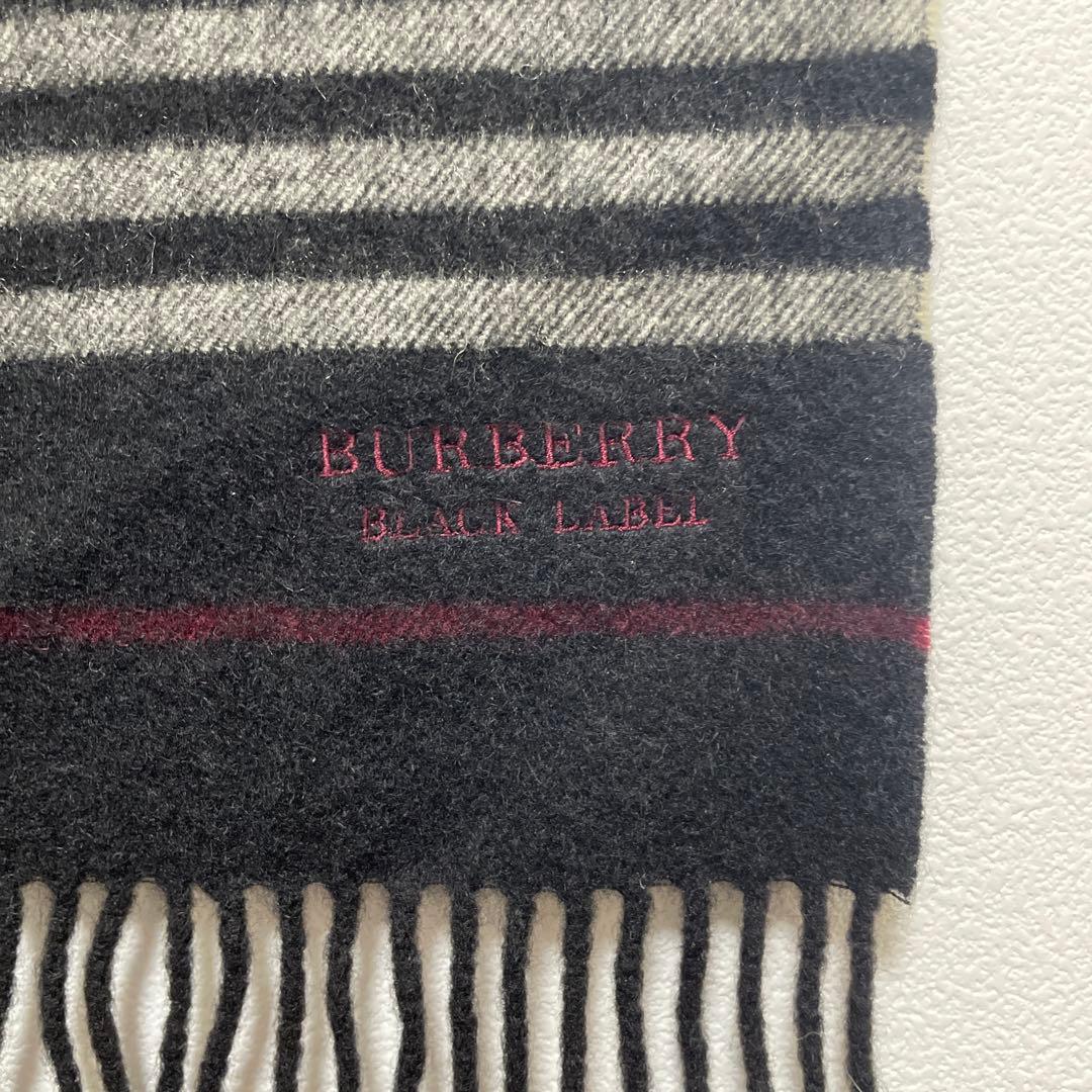 Burberry black lable マフラー　カシミヤ100%