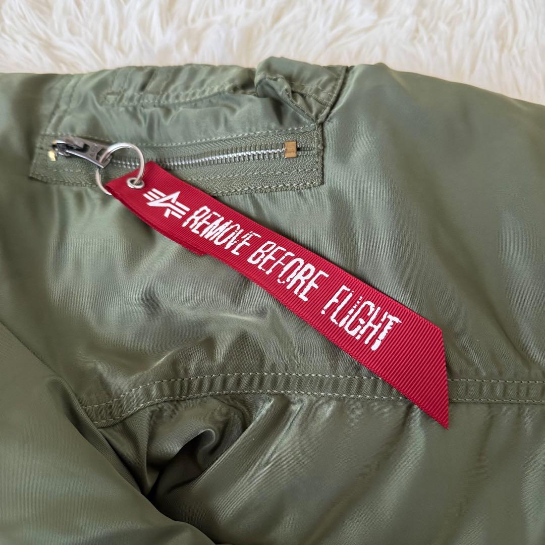 新品級 CDG×アルファインダストリーズ MA-1フライトジャケット カーキ M