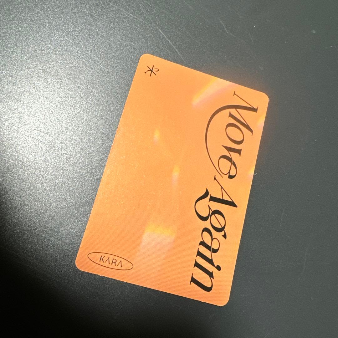 KARA ジヨン 韓国ファンミーティング トレカ トレーディングカード