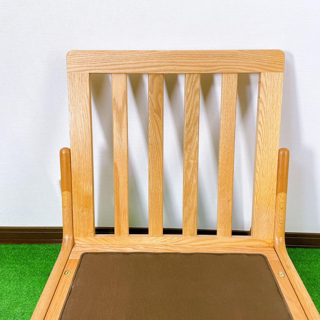 マルニ　60 オーク　フレームチェア　アームレス　肘置き無し