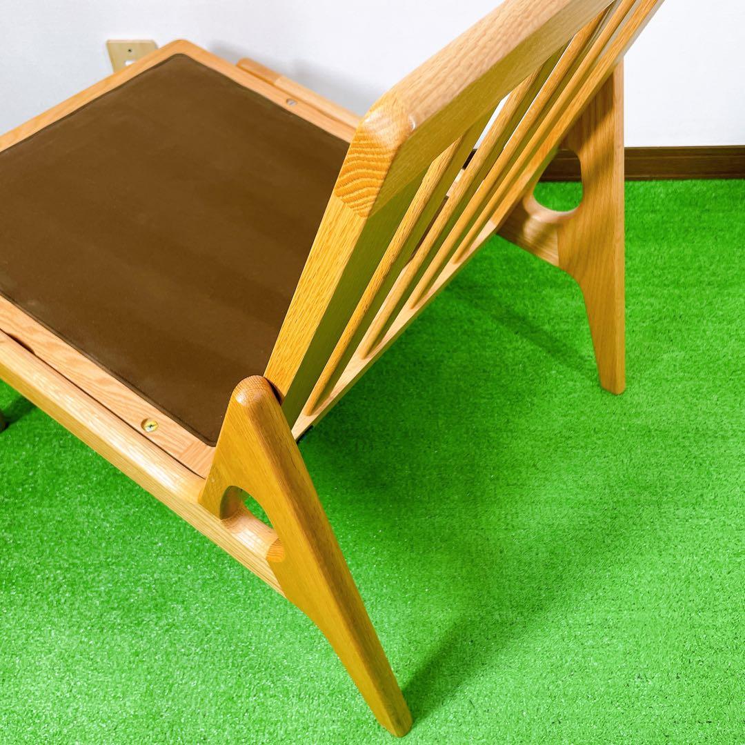 マルニ　60 オーク　フレームチェア　アームレス　肘置き無し