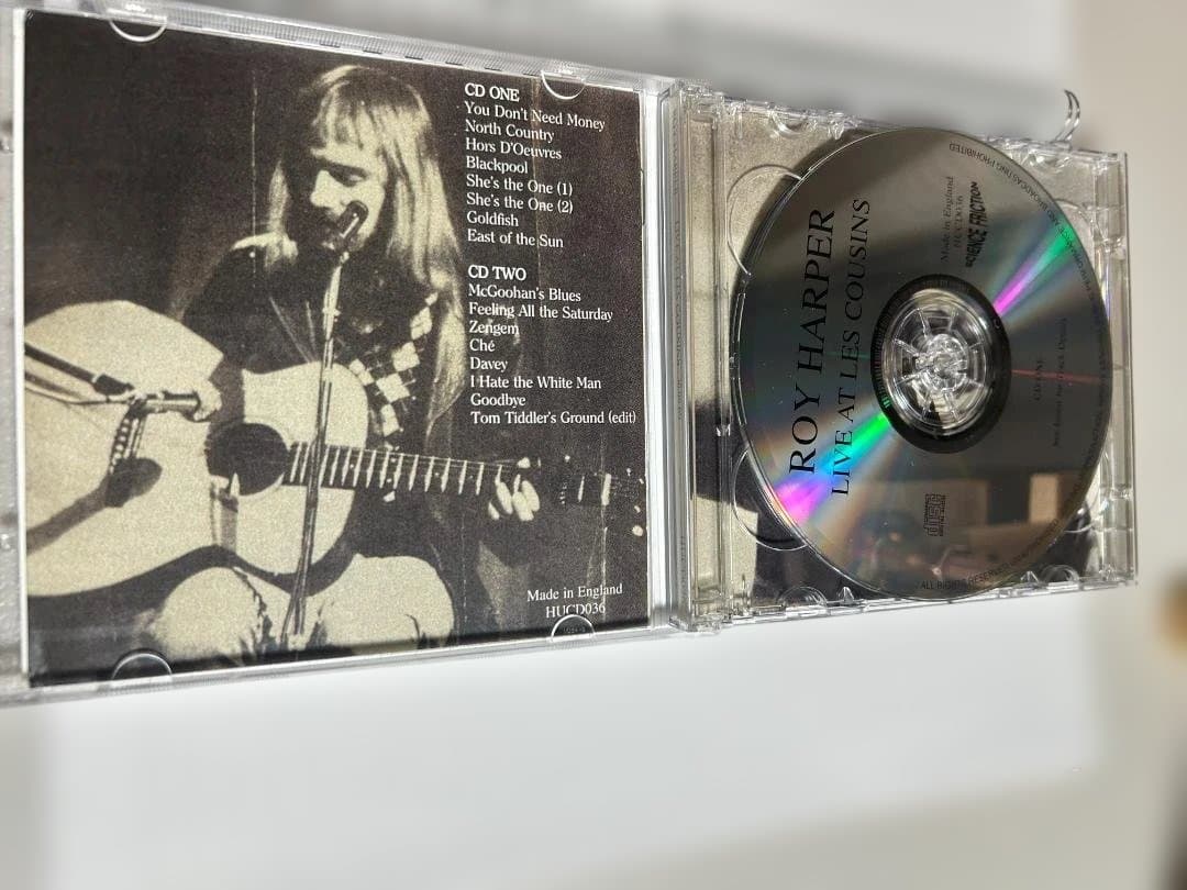 【サイン入英国人根底、ライブ】ロイ ハーパー/Live At Les・・/2CD