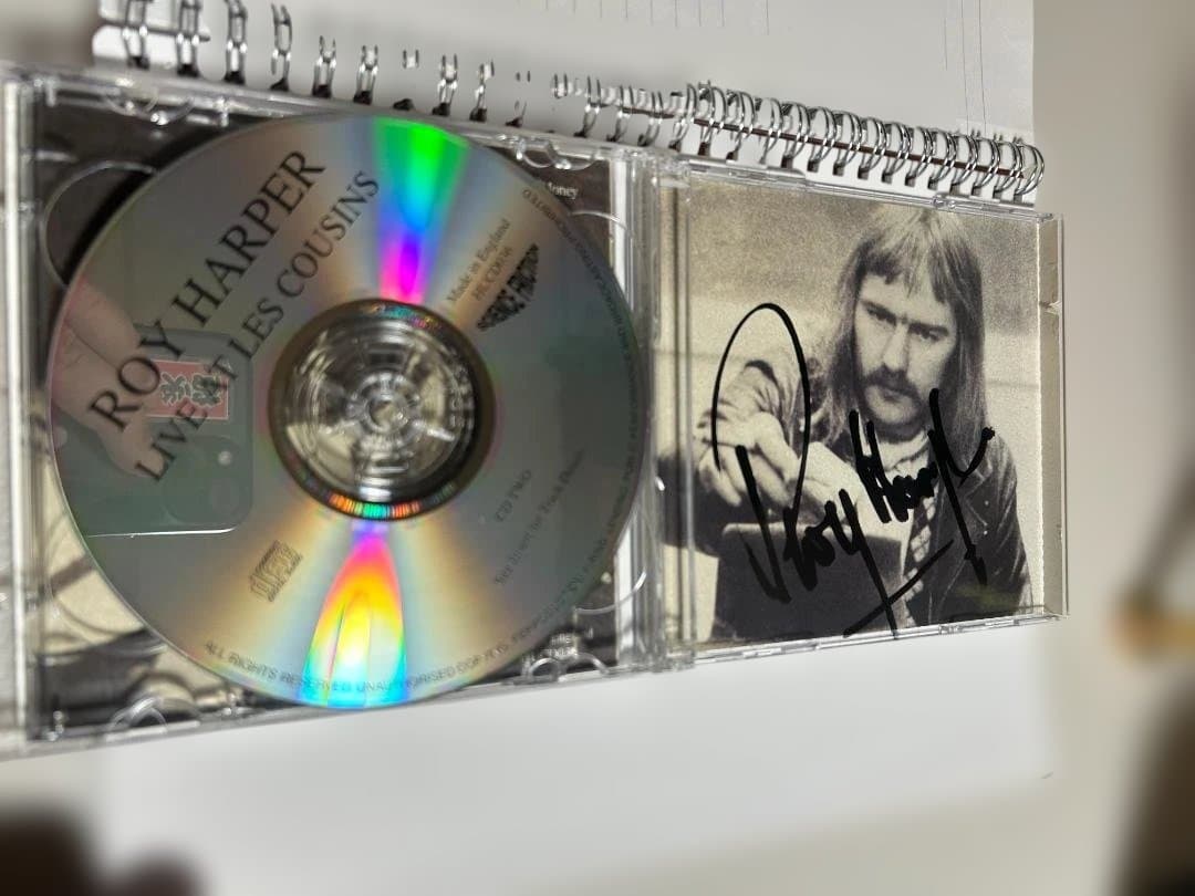 【サイン入英国人根底、ライブ】ロイ ハーパー/Live At Les・・/2CD