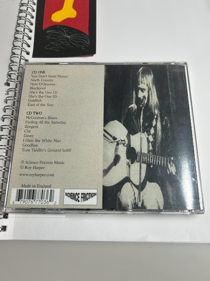 【サイン入英国人根底、ライブ】ロイ ハーパー/Live At Les・・/2CD