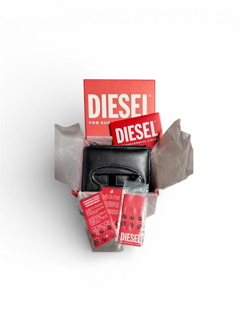 DIESEL 1DR コンパクト財布ケース 箱付き 255S