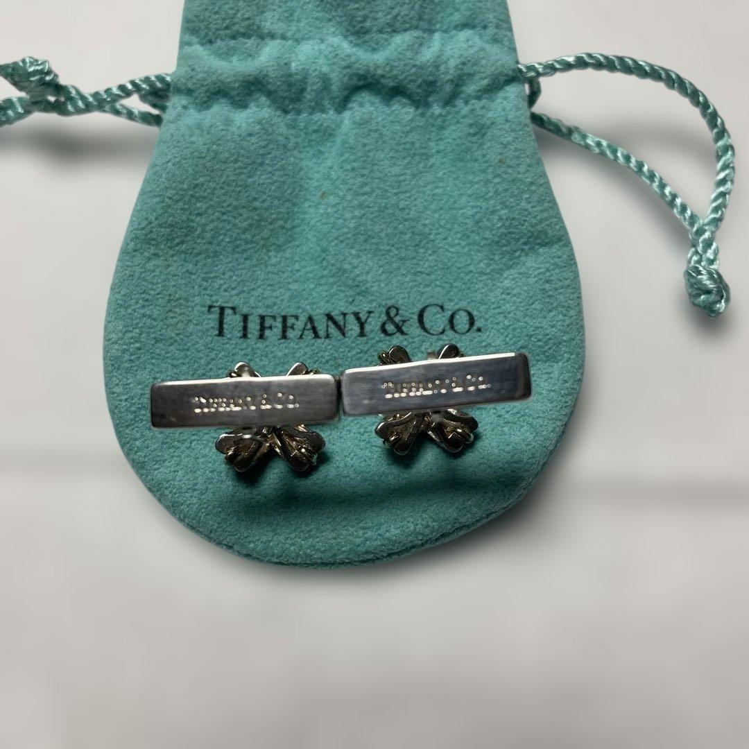 ティファニー　カフリンクス　シルバー