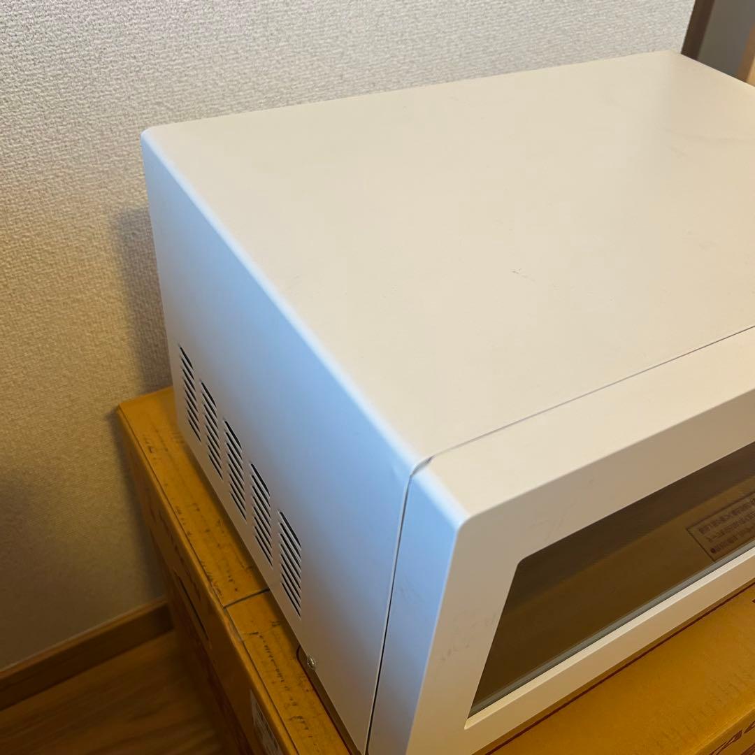 TWINBIRD 2024年製　フラット電子レンジ　ハイパワー　ホワイト