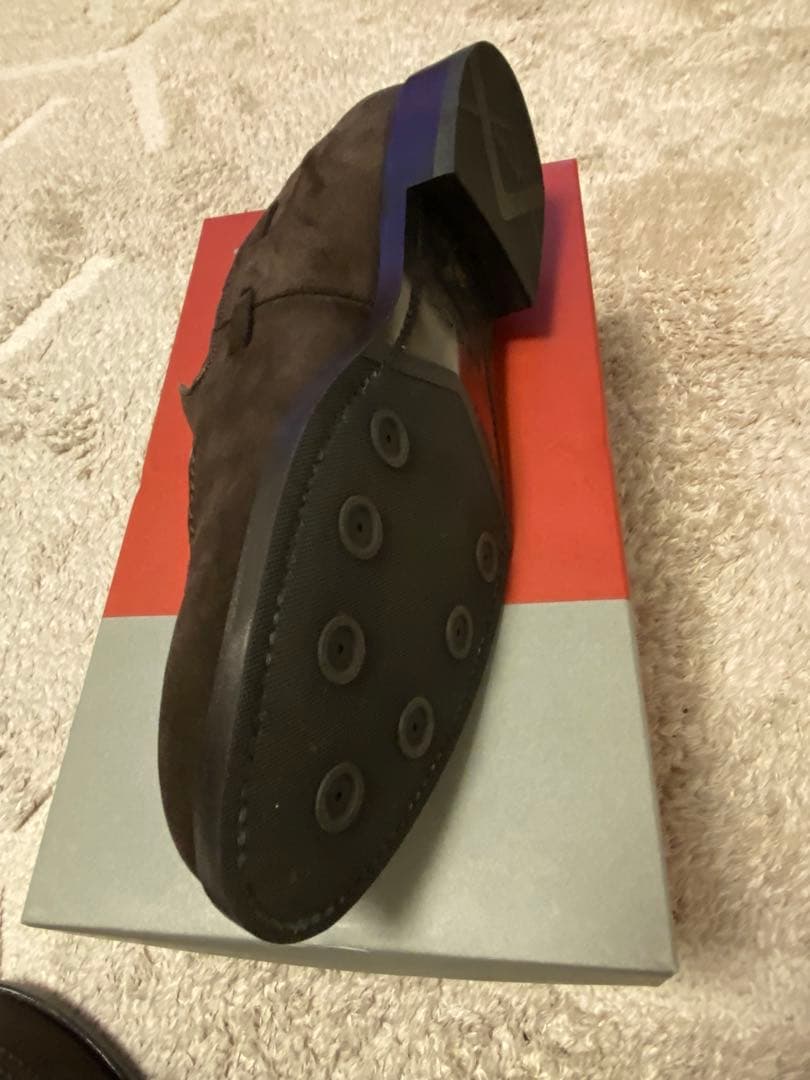 売り切り　美品REGAL ダークブラウン スエード ローファー 26cm