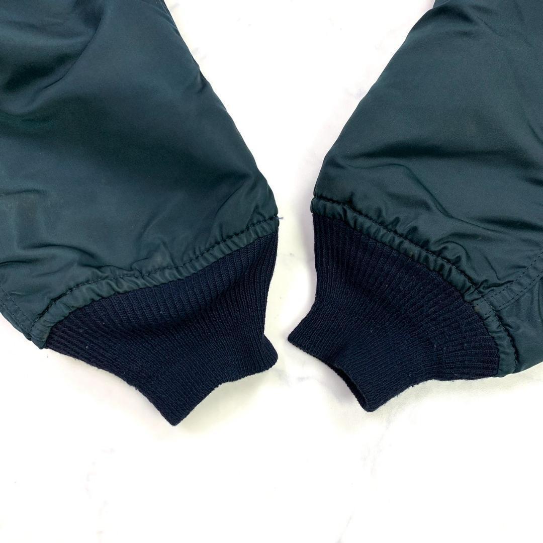 希少色ネイビー★ 80s 旧タグ USA製 ALPHA N-2B M　C977