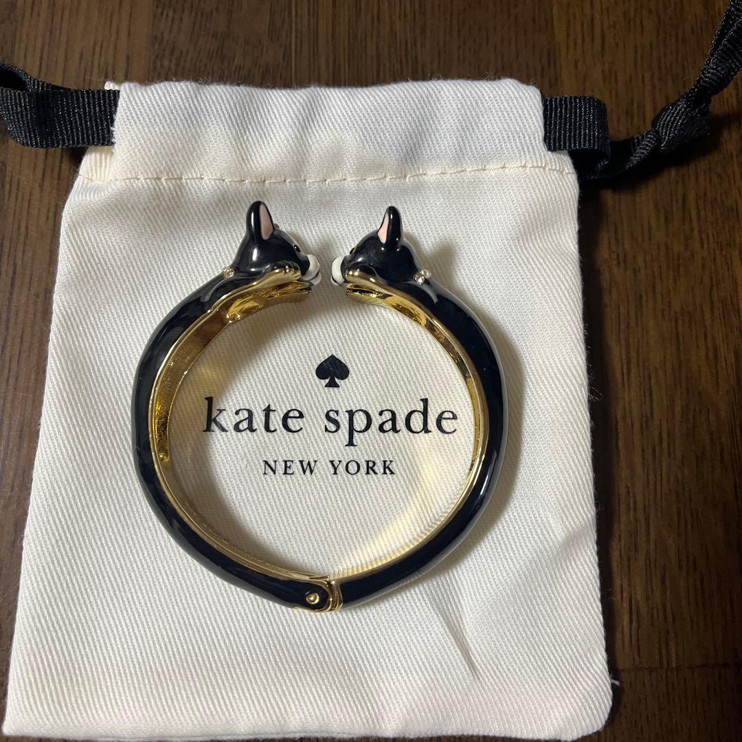 【ちゃーくんさま】kate spade フレンチブルドッグ　バングル