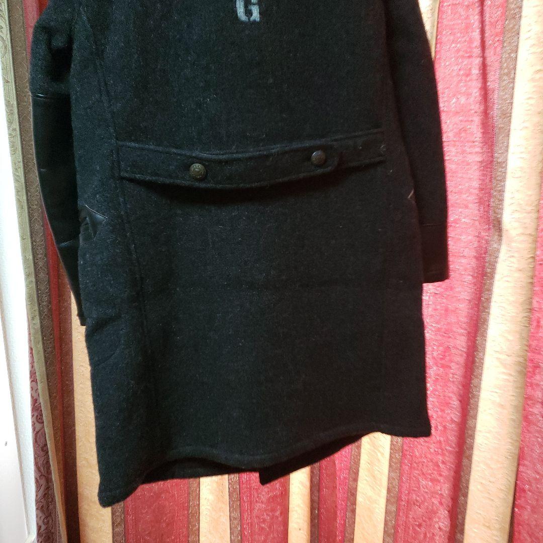 極美品◆by gladhand◇ウール◇牛革◇L◆グラッドハンド◇カーコート