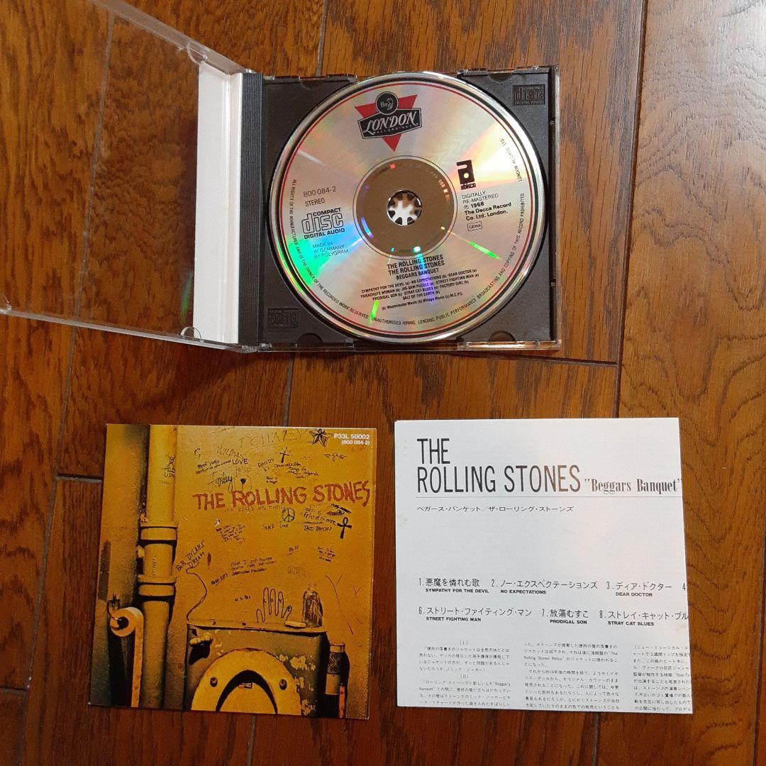 ローリングストーンズ/ベガーズ・バンケット旧規格CD シール帯付初版 希少レア！