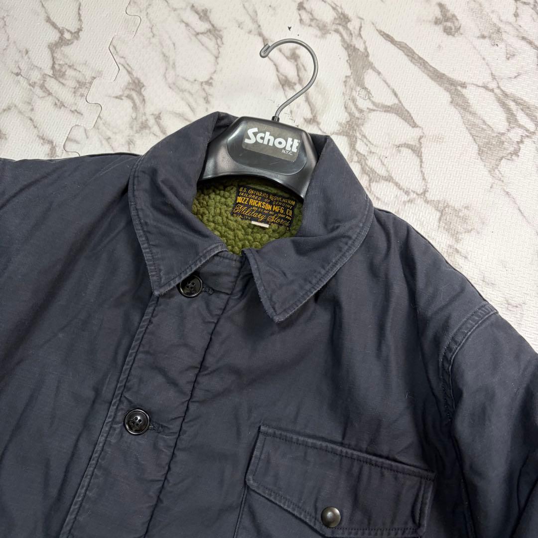 希少✨Buzz Rickson's A-2 デッキジャケット 40size 紺