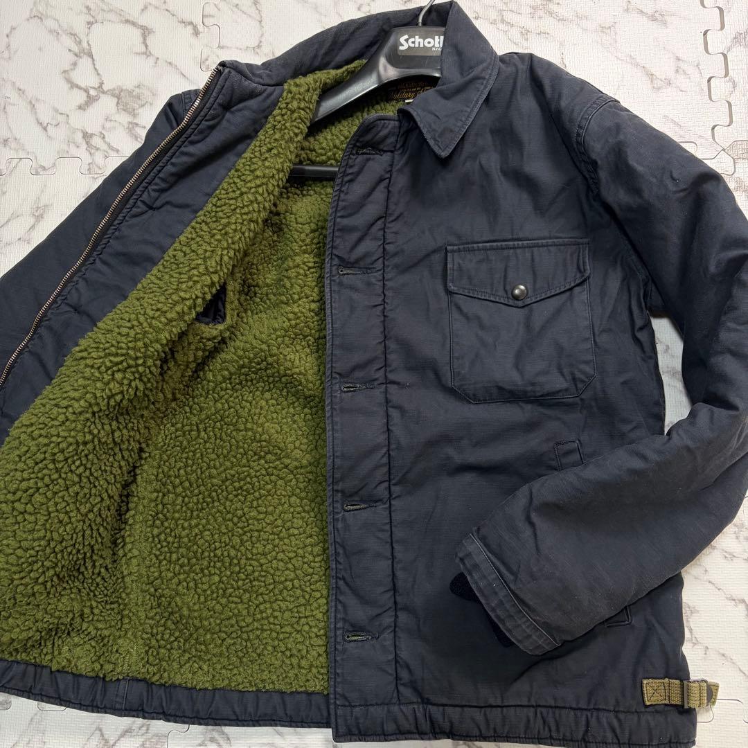 希少✨Buzz Rickson's A-2 デッキジャケット 40size 紺