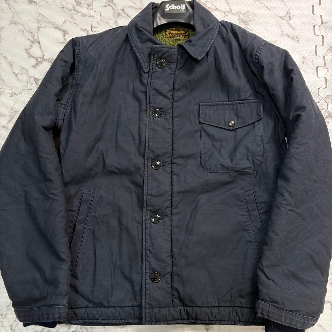 希少✨Buzz Rickson's A-2 デッキジャケット 40size 紺