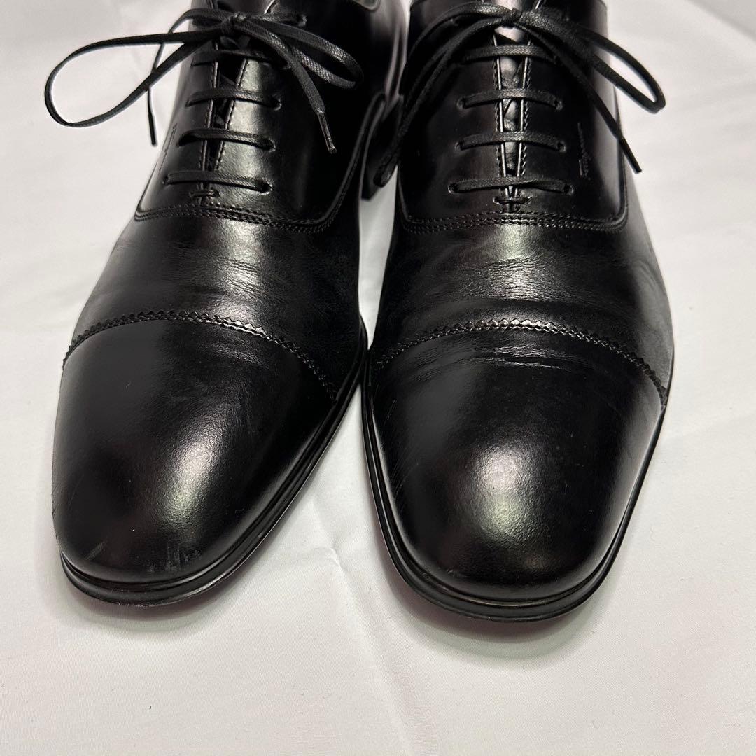 フェラガモ☆メンズ☆革靴☆ストレートチップ☆ブラック☆25.5cm相当☆179