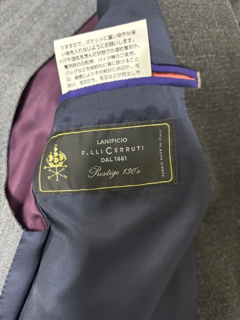 PAUL SMITH ダークグレー スーツ Mサイズ ベスト付き