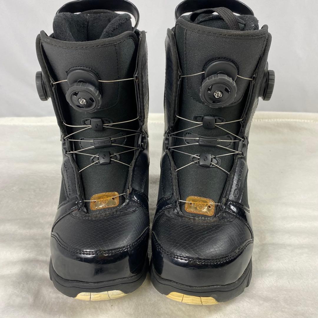 【美品】ZUMA スノボブーツ　25.5㎝ ダブルBOA ブラック　簡単