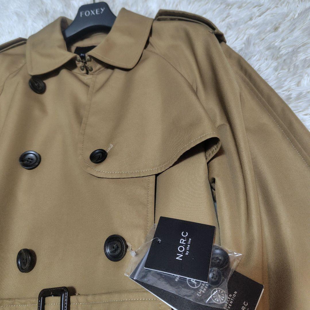 【新品タグ付き♡定番人気】ノーク　ロングトレンチコート　キャメル　2