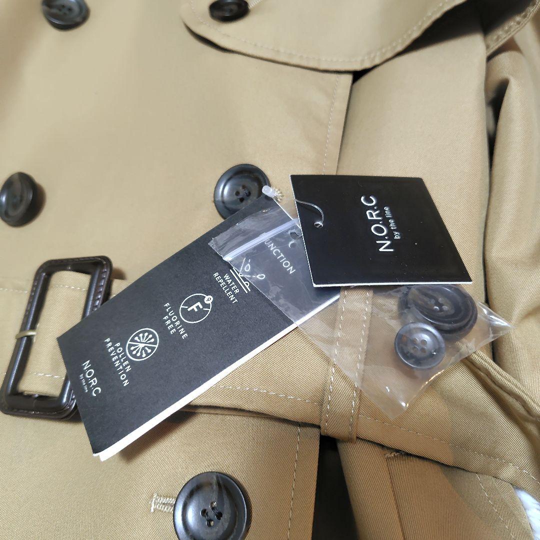 【新品タグ付き♡定番人気】ノーク　ロングトレンチコート　キャメル　2