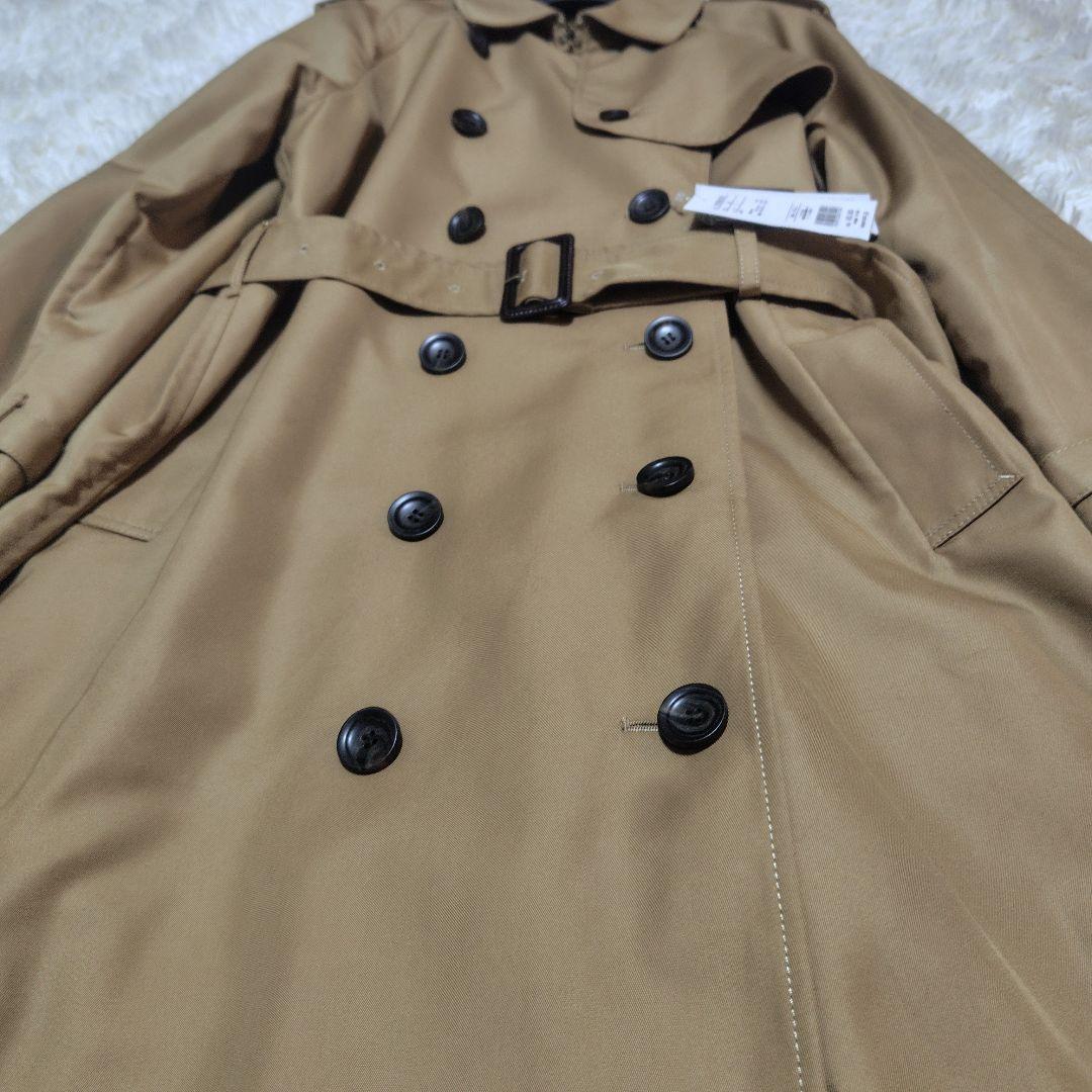 【新品タグ付き♡定番人気】ノーク　ロングトレンチコート　キャメル　2