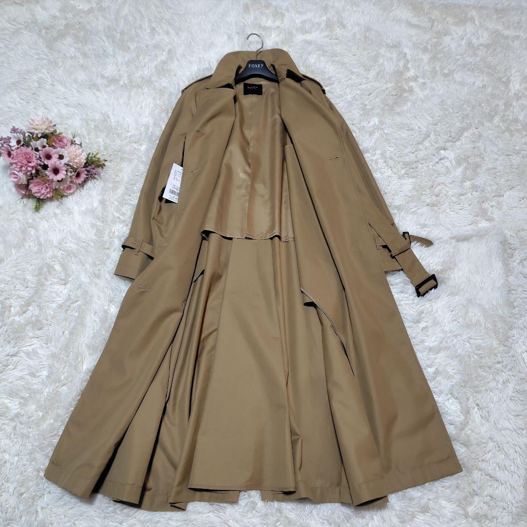 【新品タグ付き♡定番人気】ノーク　ロングトレンチコート　キャメル　2