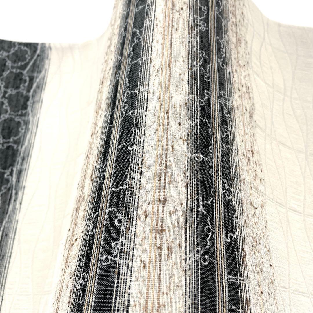 専用帯6130 ●高級 正絹 ぜんまい紬 全通 袋帯