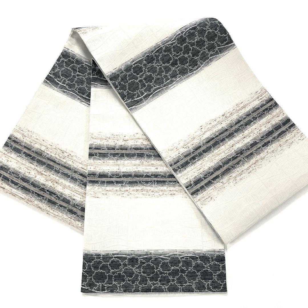 専用帯6130 ●高級 正絹 ぜんまい紬 全通 袋帯