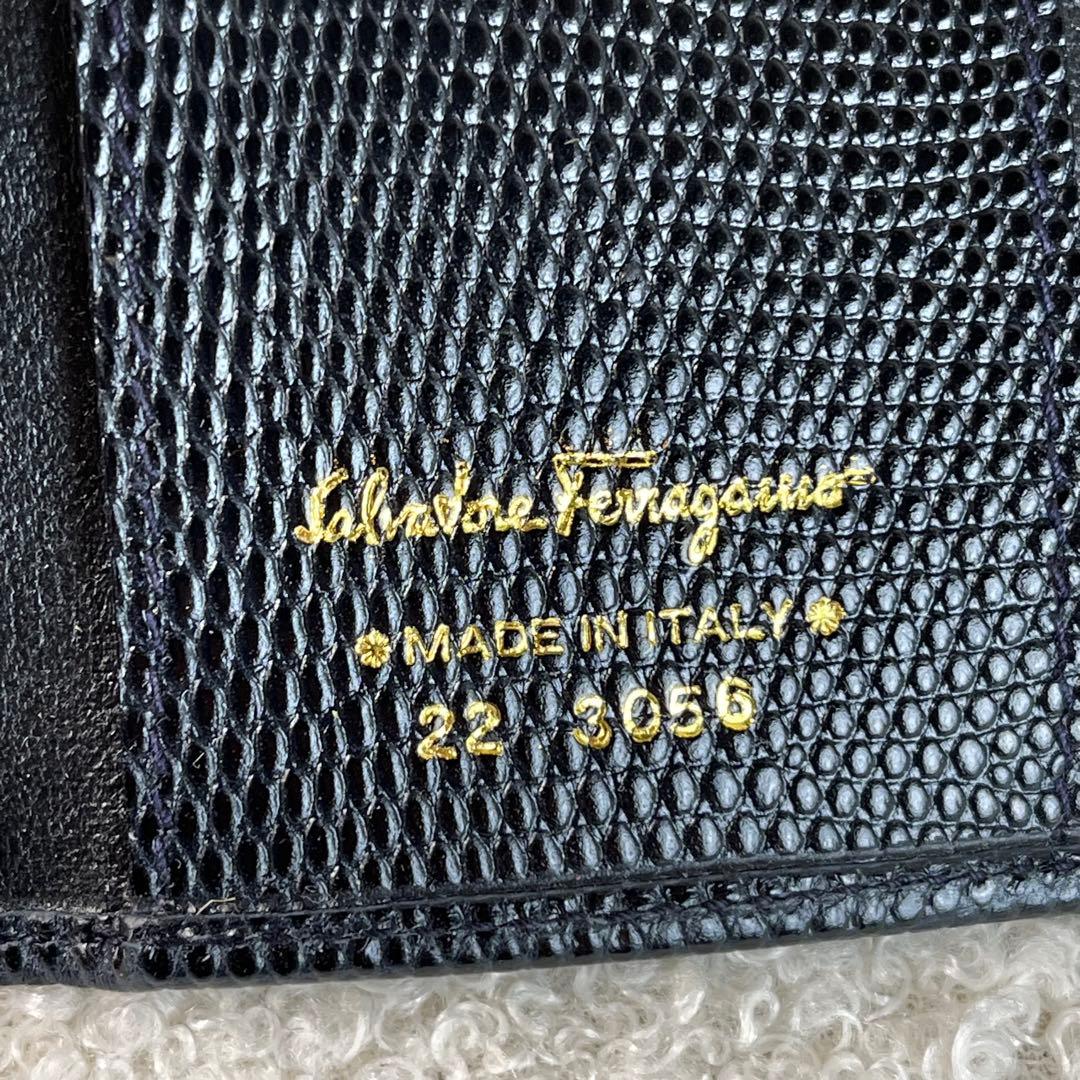 新品未使用　Salvatore Ferragamo 6連キーケース　ヴァラリボン