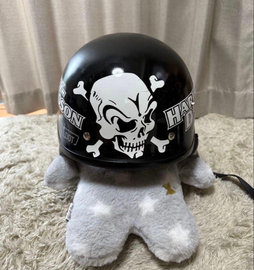 希少　ハーレーダビットソン　ハーフヘルメット　Lサイズ　装飾用