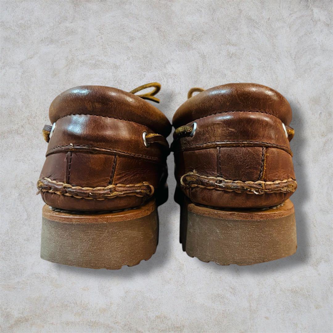 人気Timberland 3 Eye Classic モカシンシューズ　赤茶