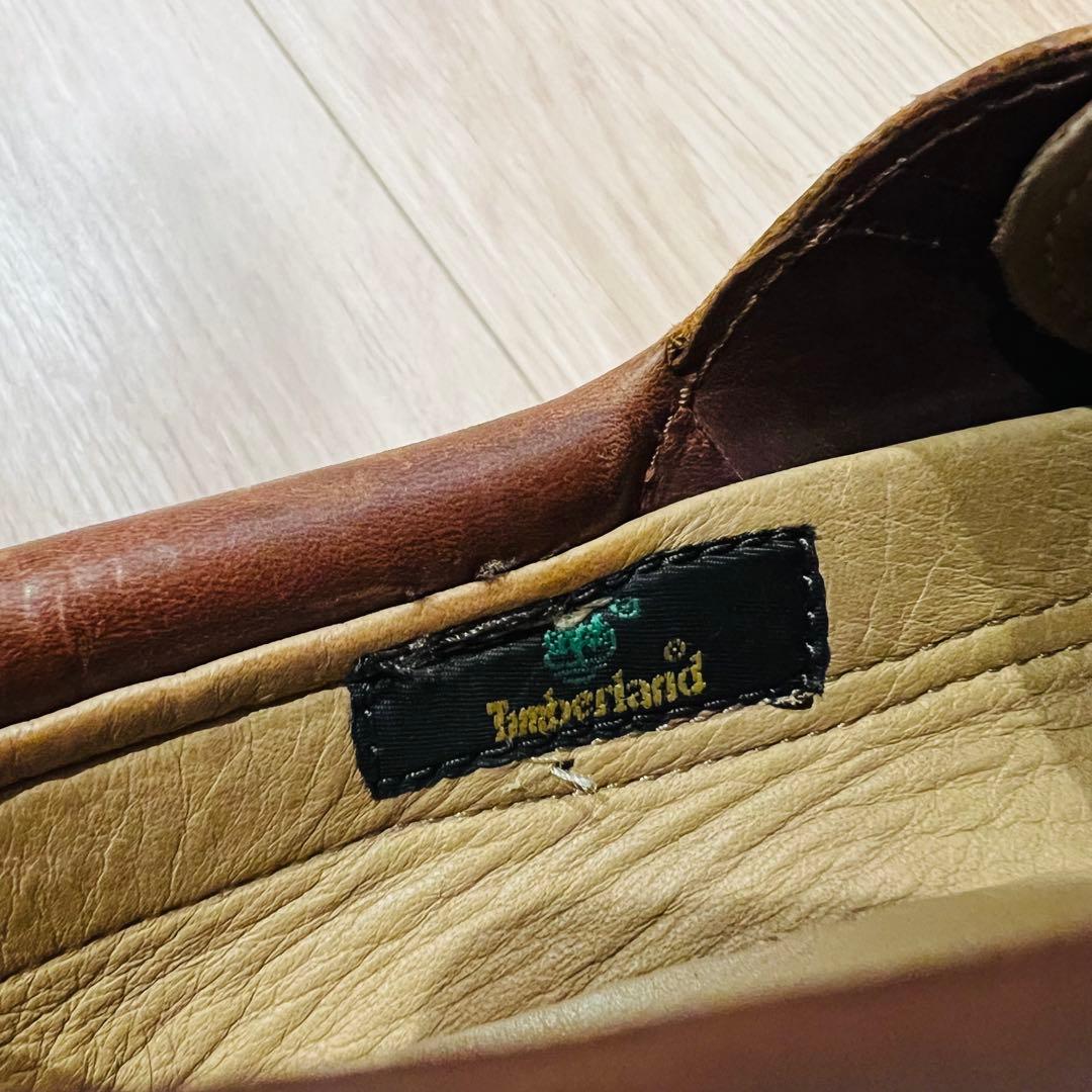 人気Timberland 3 Eye Classic モカシンシューズ　赤茶