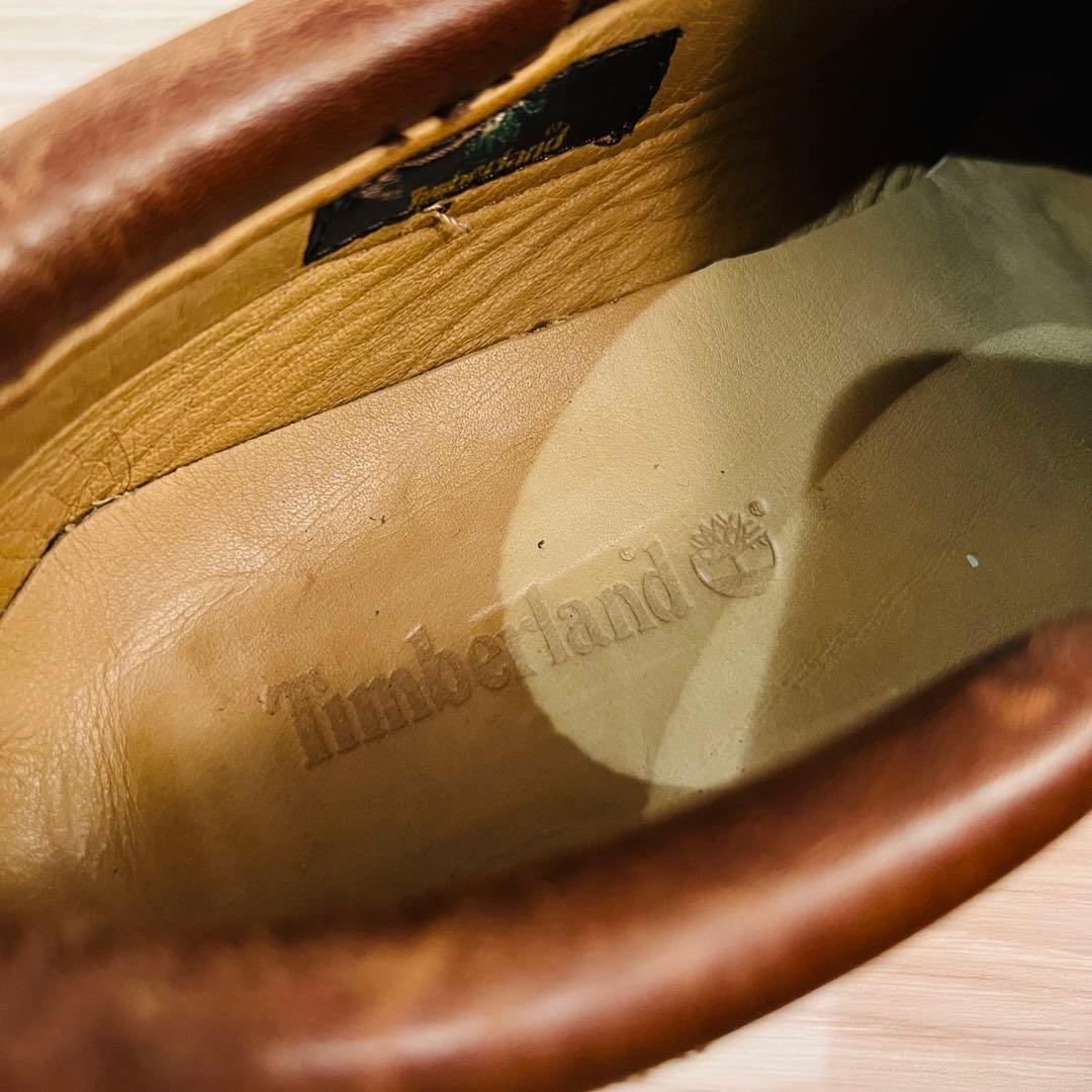 人気Timberland 3 Eye Classic モカシンシューズ　赤茶