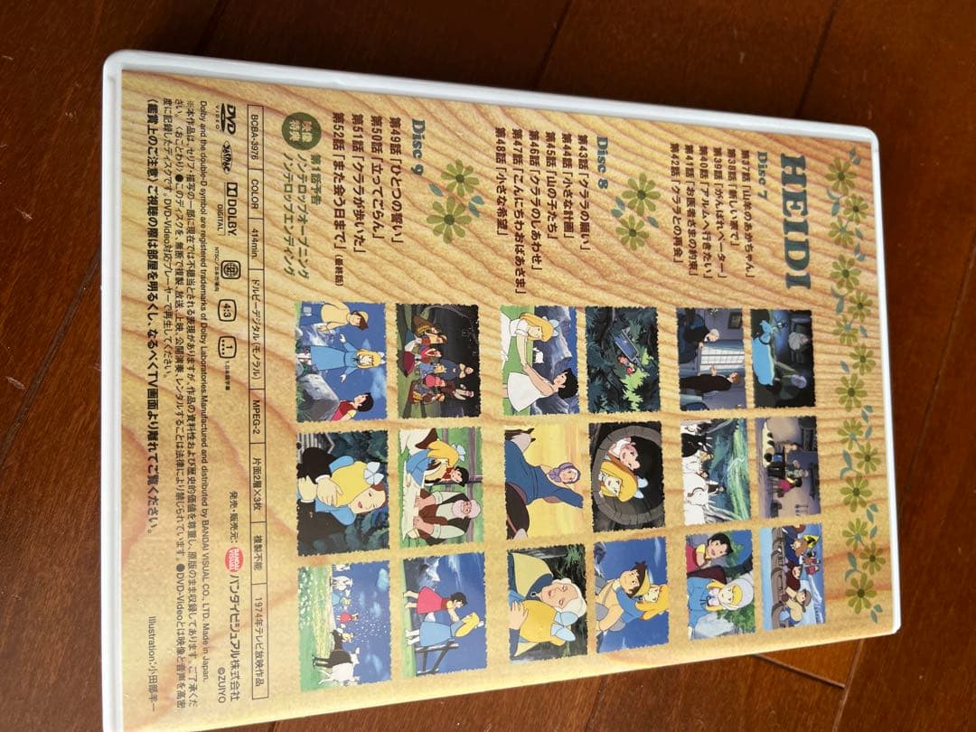 アルプスの少女ハイジのリマスターDVD-BOX