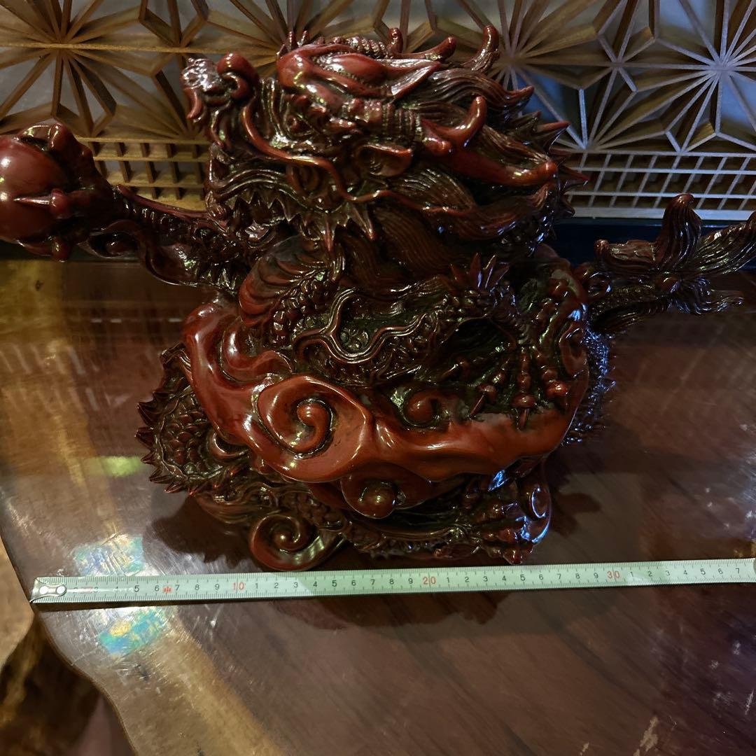 龍の香炉　五本爪　縁起物 龍神　風水　珠掴龍五爪龍