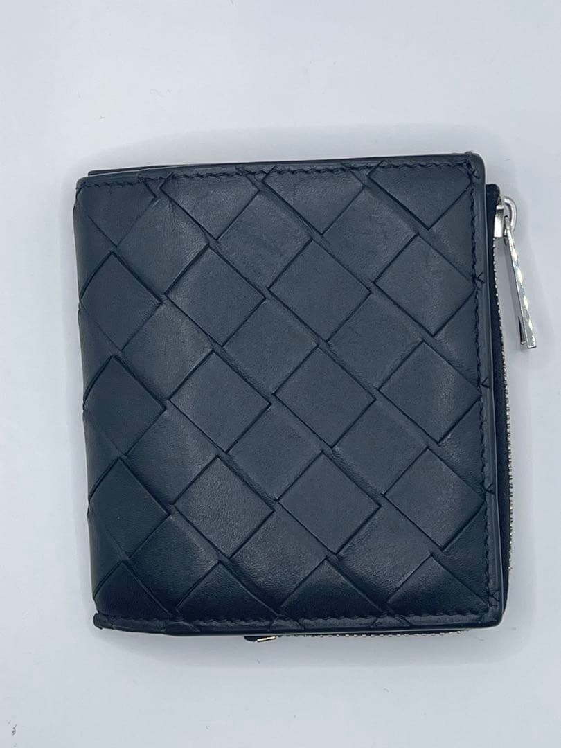 ボッテガヴェネタ BOTTEGA VENETA レザー 二つ折り財布