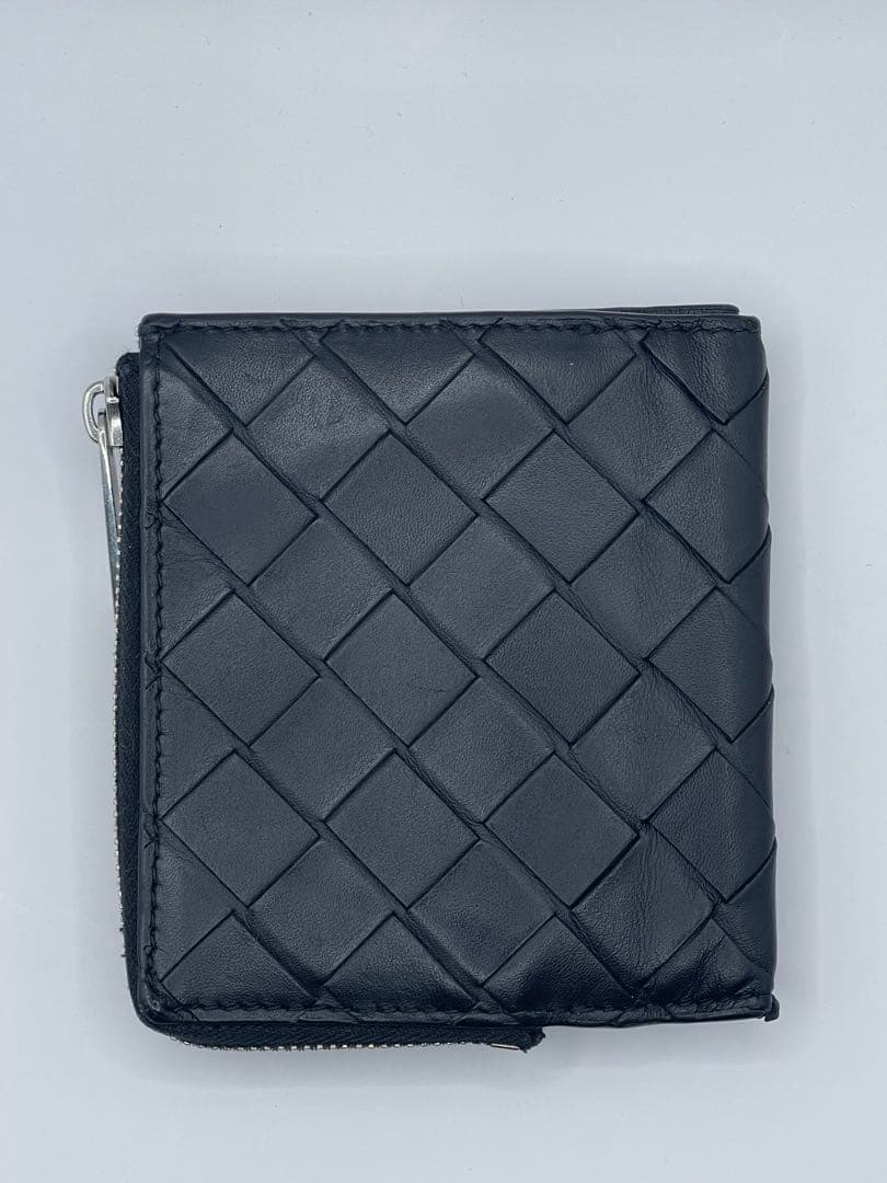 ボッテガヴェネタ BOTTEGA VENETA レザー 二つ折り財布