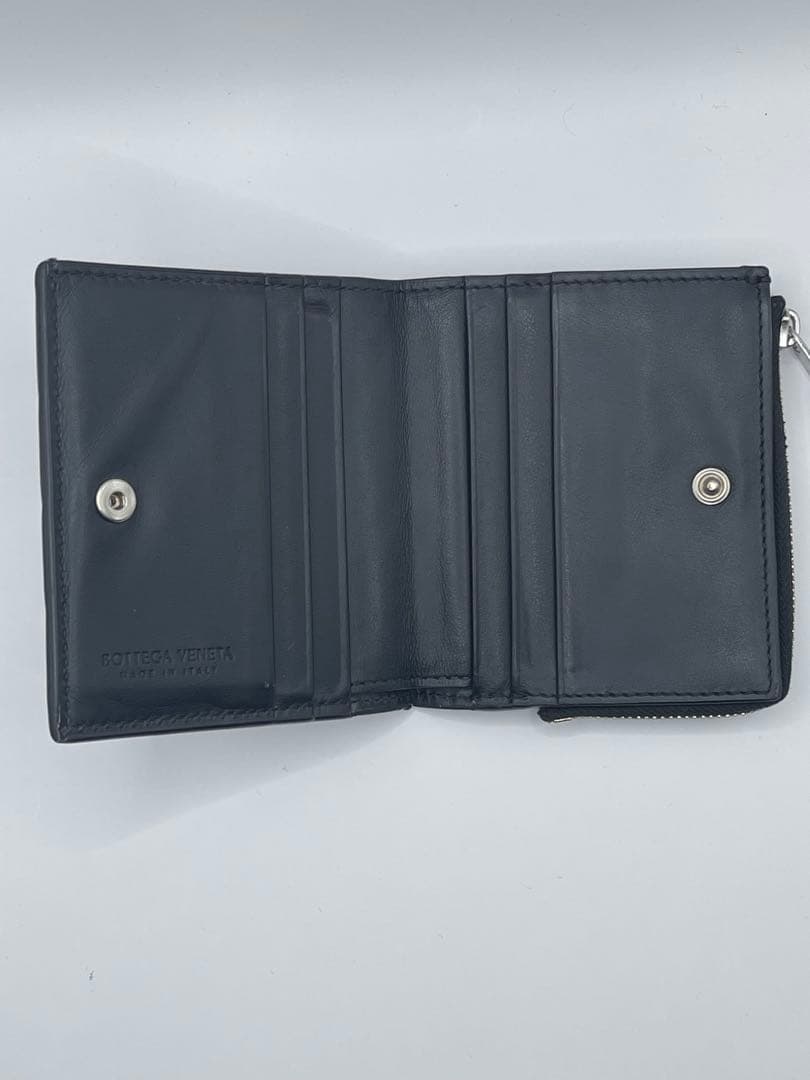 ボッテガヴェネタ BOTTEGA VENETA レザー 二つ折り財布