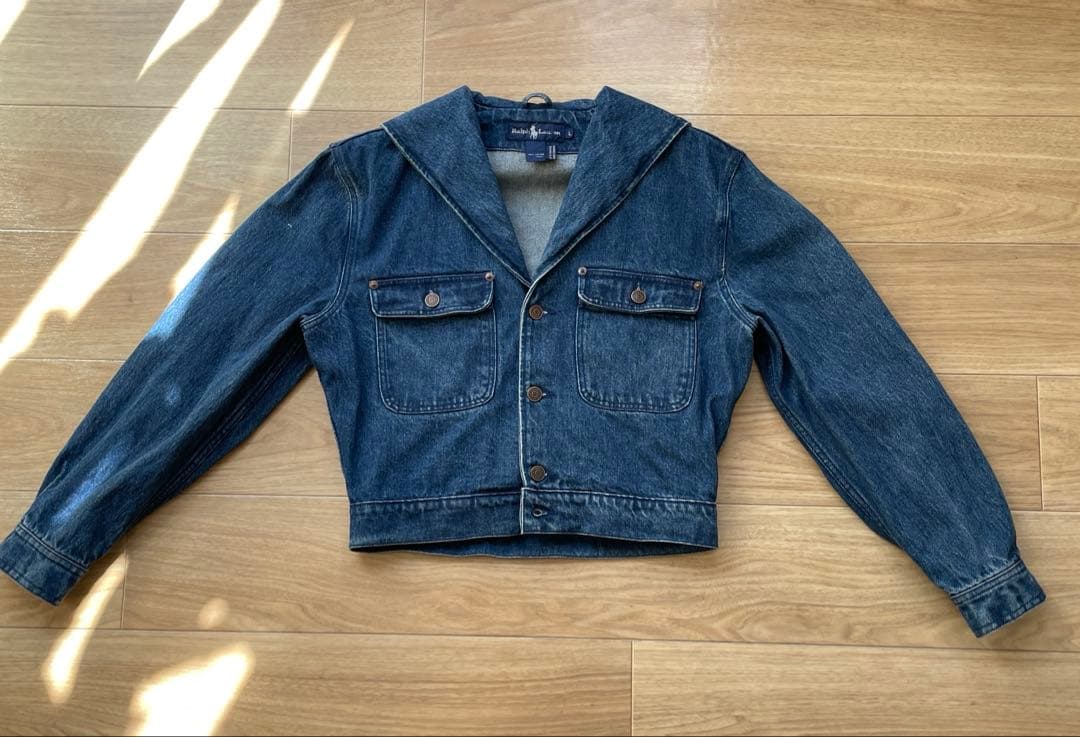 希少✴︎【Ralph Lauren】セーラーカラー デニムジャケット