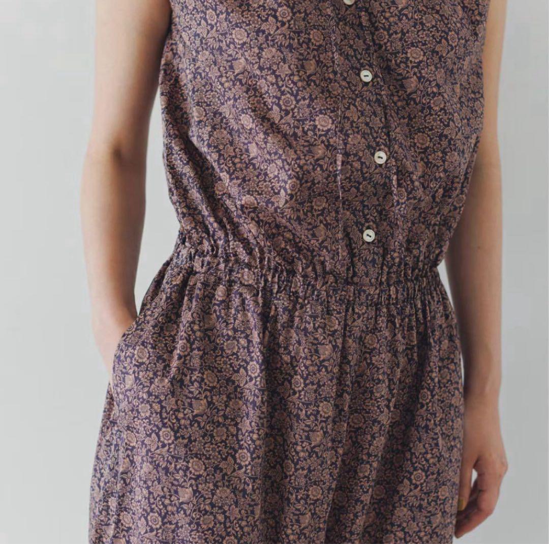 北欧暮らしの道具店　クラシトリップス　リバティオールインワン　ネイビー　美品